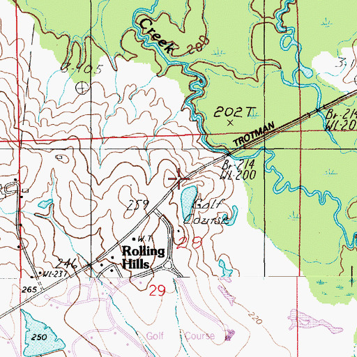 Topographic Map of Morning Star Church, AL