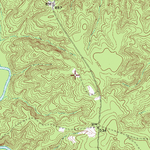 Topographic Map of Fair Forest Rifle Range, SC