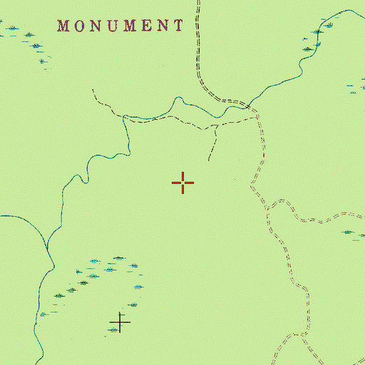 Topographic Map of Congaree National Park Wilderness, SC