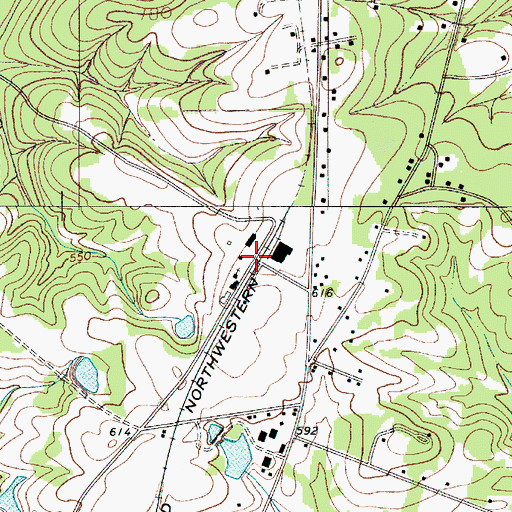 Topographic Map of Airlee, SC