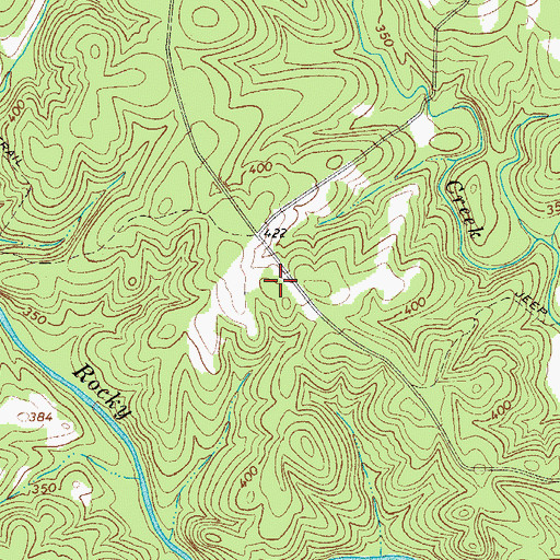 Topographic Map of Browns - Strouds Cemetery, SC