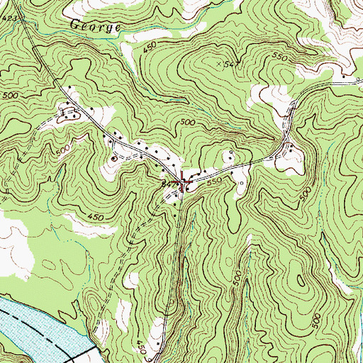 Topographic Map of Cabal, SC