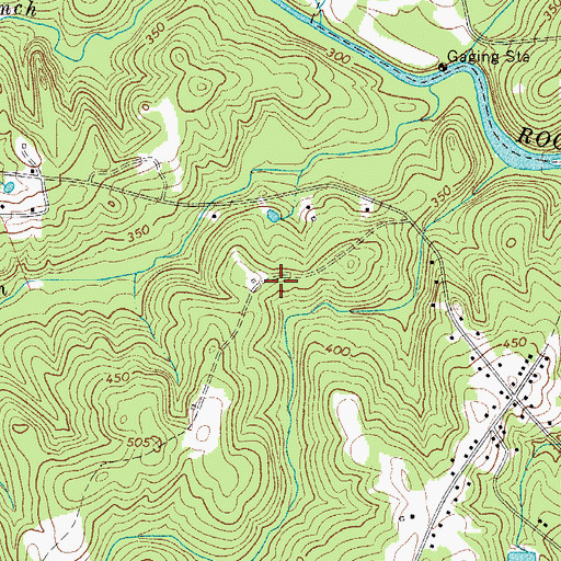 Topographic Map of Gunthorne Cemetery, SC