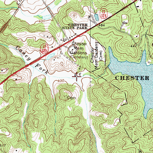 Topographic Map of Lipsy Spring Branch, SC