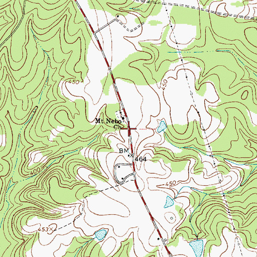 Topographic Map of Nero School (historical), SC