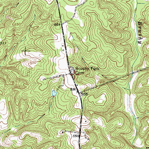 Topographic Map of Piney Grove (historical), SC