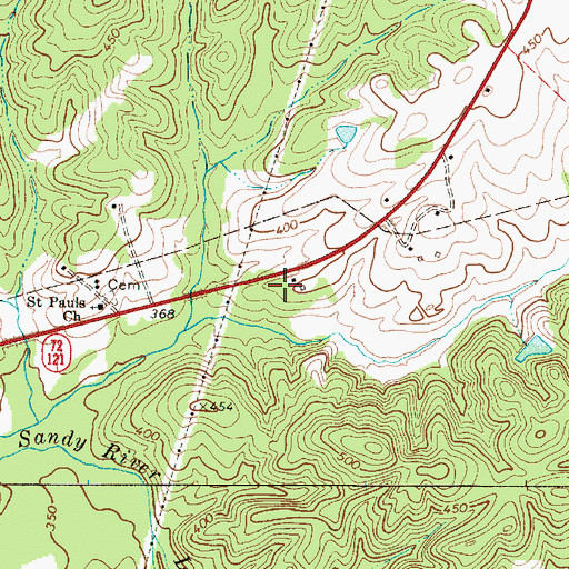 Topographic Map of Sunshine School (historical), SC