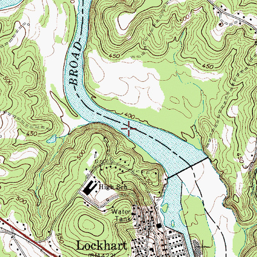 Topographic Map of Thompson Ferry (historical), SC