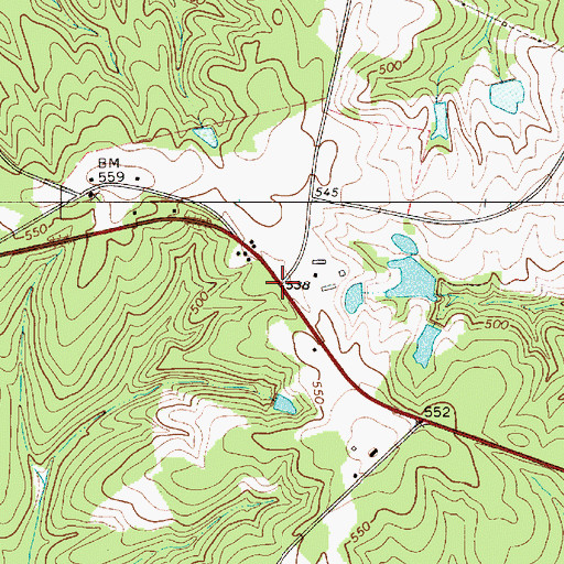 Topographic Map of Wellridge, SC