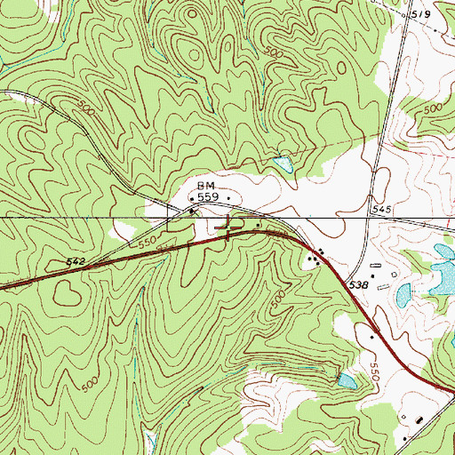 Topographic Map of Wellridge School (historical), SC