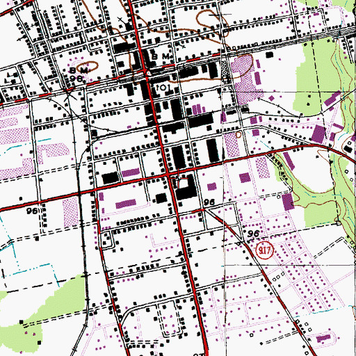 Topographic Map of Christ Episcopal Church, SC