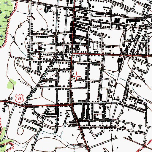 Topographic Map of Church of the Advent, SC