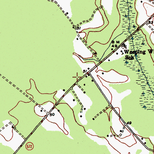 Topographic Map of Marion Gresham Lookout Tower, SC