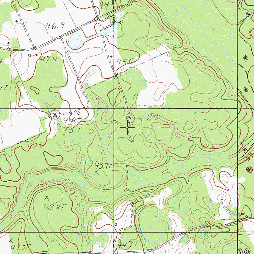 Topographic Map of Clear Pond, SC