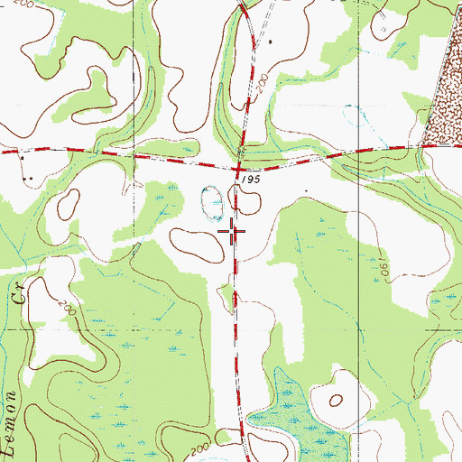 Topographic Map of Eden School (historical), SC