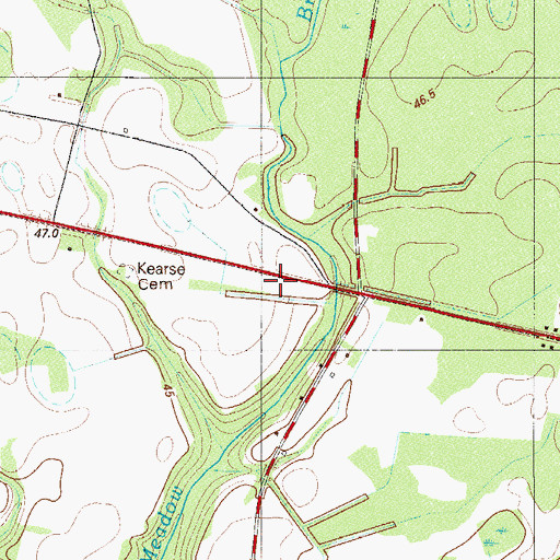 Topographic Map of Emily Kearse Community House (historical), SC