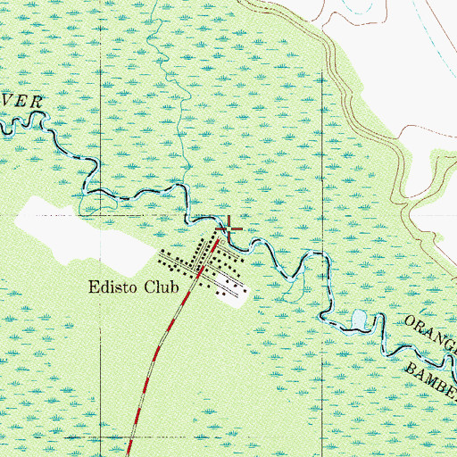 Topographic Map of Holman Bridge (historical), SC