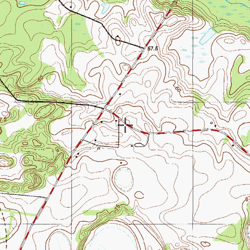 Topographic Map of Midok Place School (historical), SC