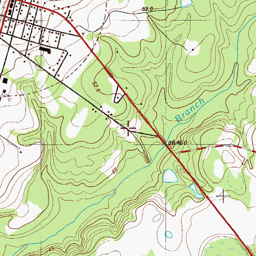 Topographic Map of Olar School (historical), SC