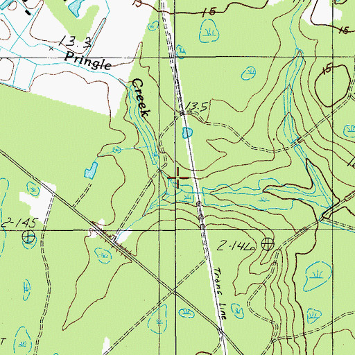 Topographic Map of Drawdy, SC