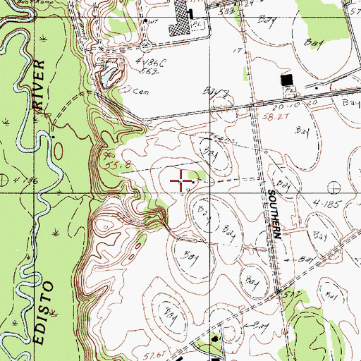 Topographic Map of Felder, SC