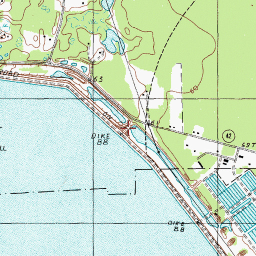 Topographic Map of Richardson Landing, SC
