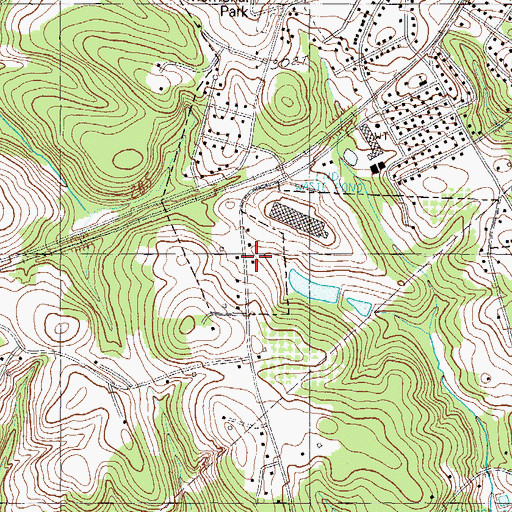 Topographic Map of Traber, SC