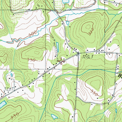 Topographic Map of Church of God, SC