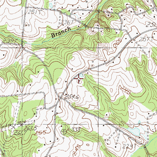 Topographic Map of Jonesville School (historical), SC