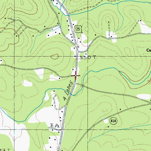 Topographic Map of Marydell (historical), SC