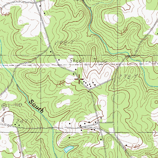 Topographic Map of Pleasant View Church (historical), SC