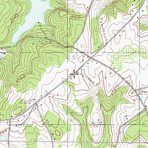 Topographic Map of Stewart School (historical), SC