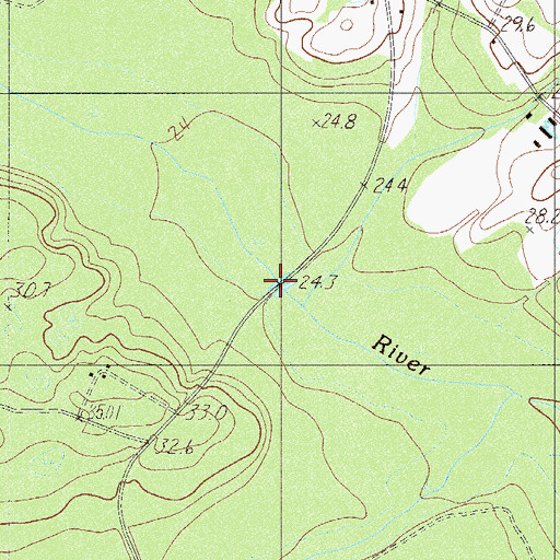 Topographic Map of Brandon Crossing, SC