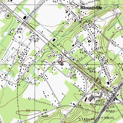Topographic Map of Fennell Elementary School, SC