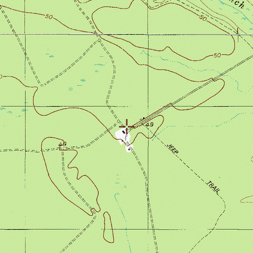 Topographic Map of Hamilton Ridge CLub, SC