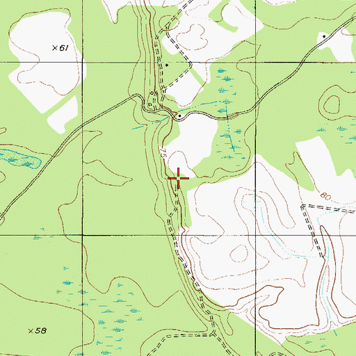 Topographic Map of Jones Place (historical), SC