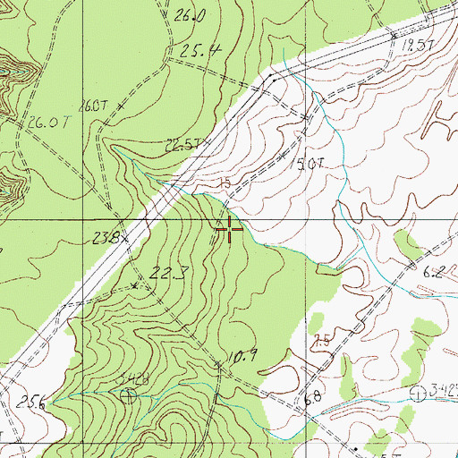 Topographic Map of Kress School (historical), SC