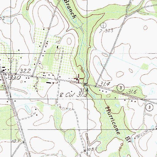 Topographic Map of Lovett Church, SC