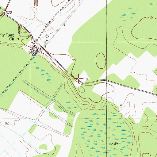 Topographic Map of Morrison Switch (historical), SC