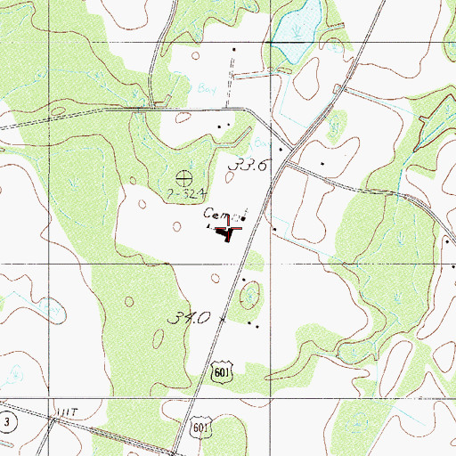 Topographic Map of Patrick Henry Academy, SC