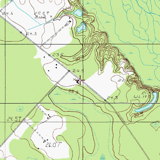 Topographic Map of Saint John School (historical), SC