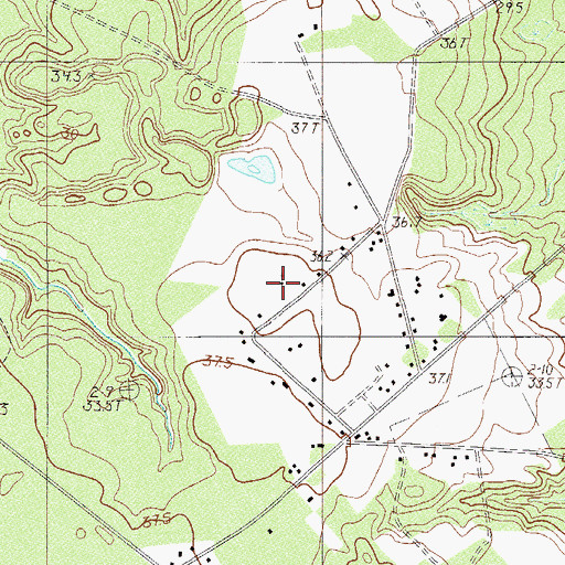Topographic Map of Sinai Church, SC