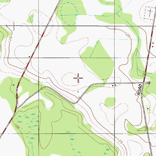 Topographic Map of Sweet Branch School (historical), SC
