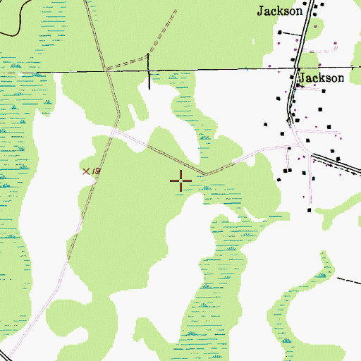 Topographic Map of Bethel Church (historical), SC