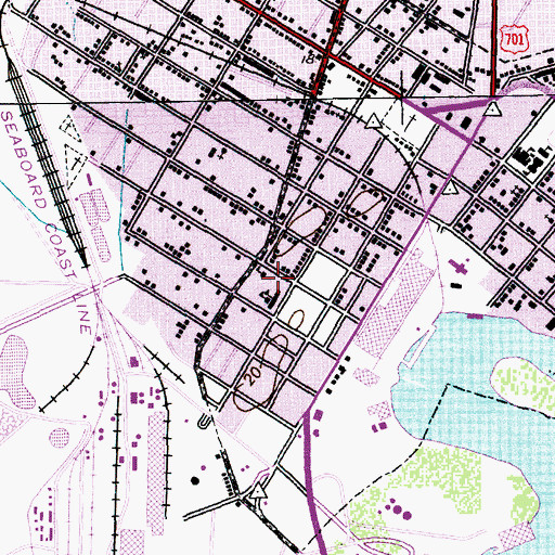 Topographic Map of Dreamkeepers Community Arts Center, SC