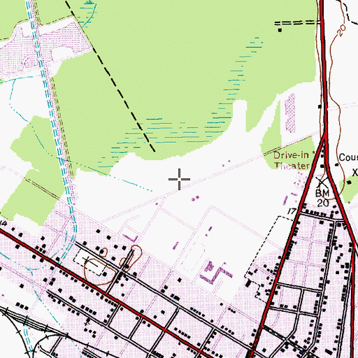 Topographic Map of Georgetown Career Center, SC