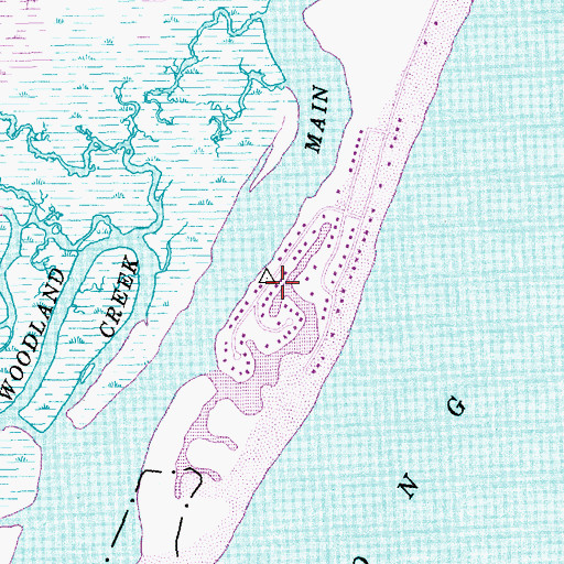 Topographic Map of Inlet Harbor, SC