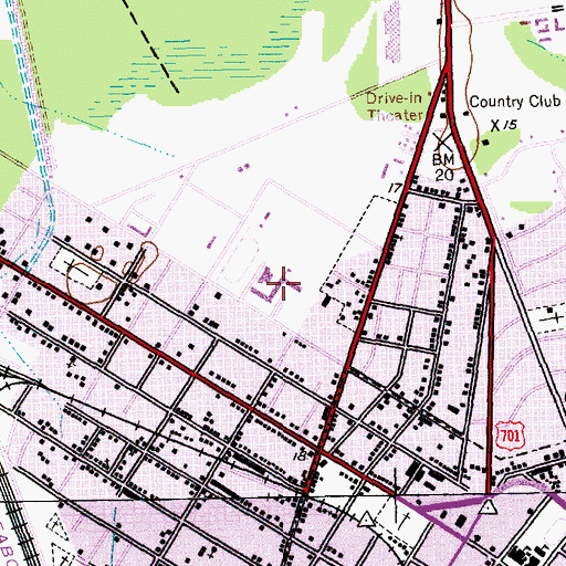 Topographic Map of Georgetown School District Office, SC