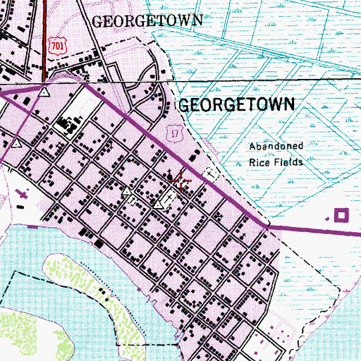 Topographic Map of Jewish Cemetery, SC
