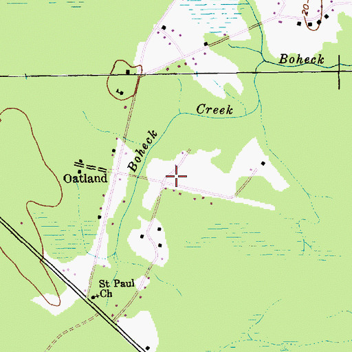 Topographic Map of Lane Creek School (historical), SC